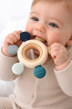 🦷 Silicone Baby Teether – Gentle Relief for Happy Little Smiles 👶💛