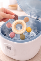 🦷 Silicone Baby Teether – Gentle Relief for Happy Little Smiles 👶💛