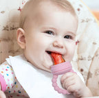 🍓 Silicone Fruit Pacifier – Safe, Fun & Nutritious First Tastes 👶✨