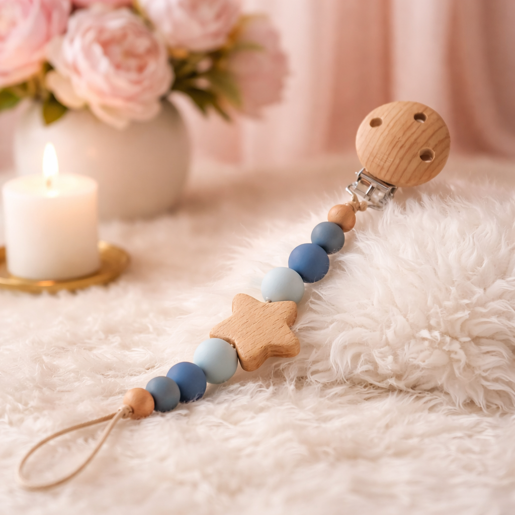 🧸 Pacifier Chain – Keep Comfort Close, always 🤱✨