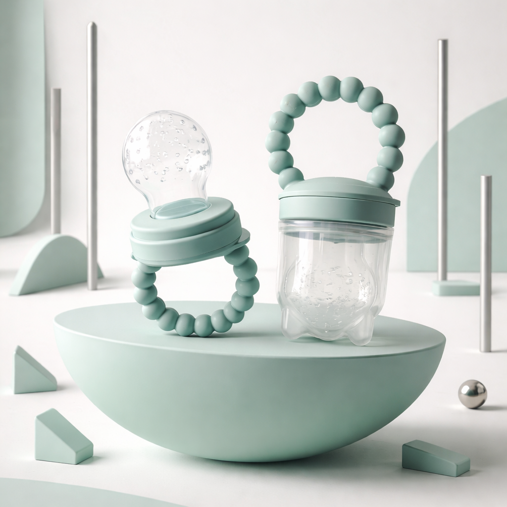 🍓 Silicone Fruit Pacifier – Safe, Fun & Nutritious First Tastes 👶✨