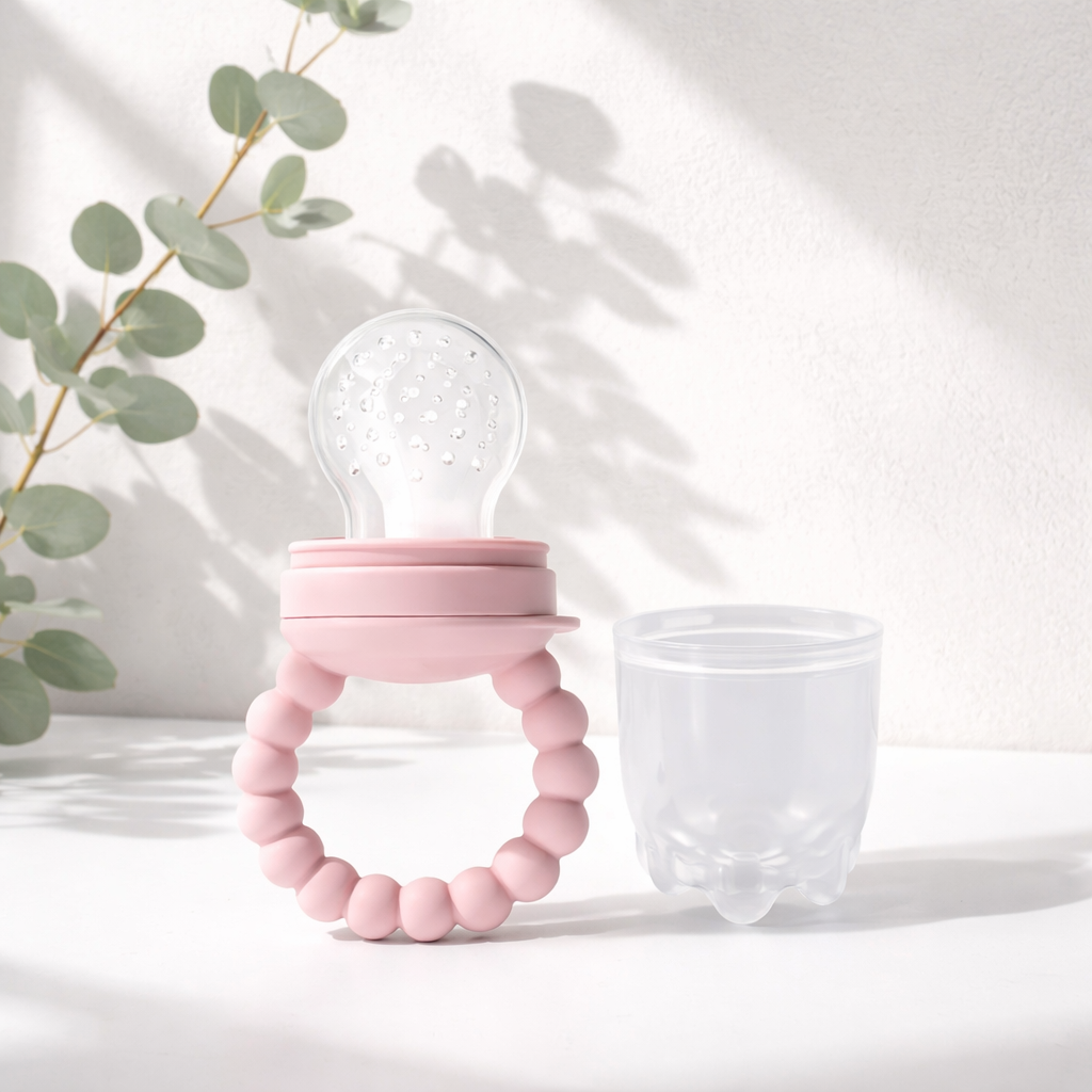 🍓 Silicone Fruit Pacifier – Safe, Fun & Nutritious First Tastes 👶✨