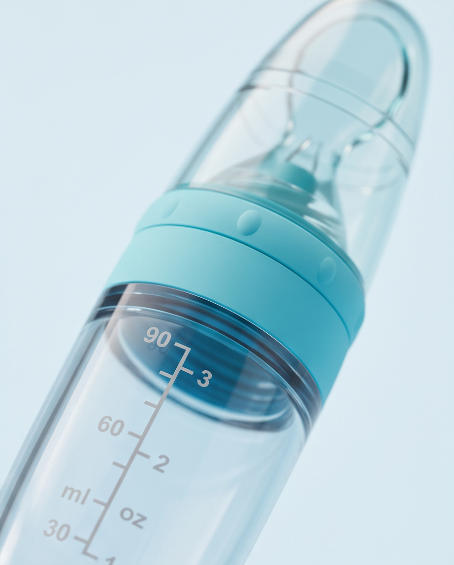 Baby Bottle Squeeze Feeding Spoon