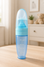 Baby Bottle Squeeze Feeding Spoon