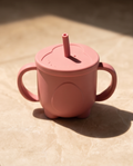 Baby Silicone Straw Cup