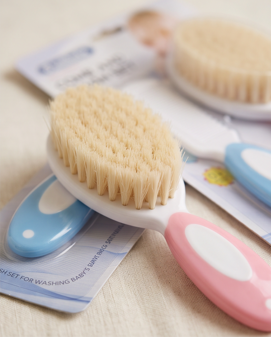 Baby Grooming Brush & Comb Set