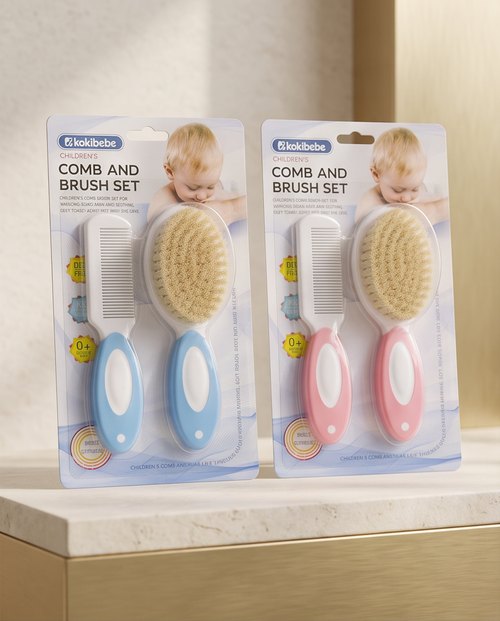 Baby Grooming Brush & Comb Set