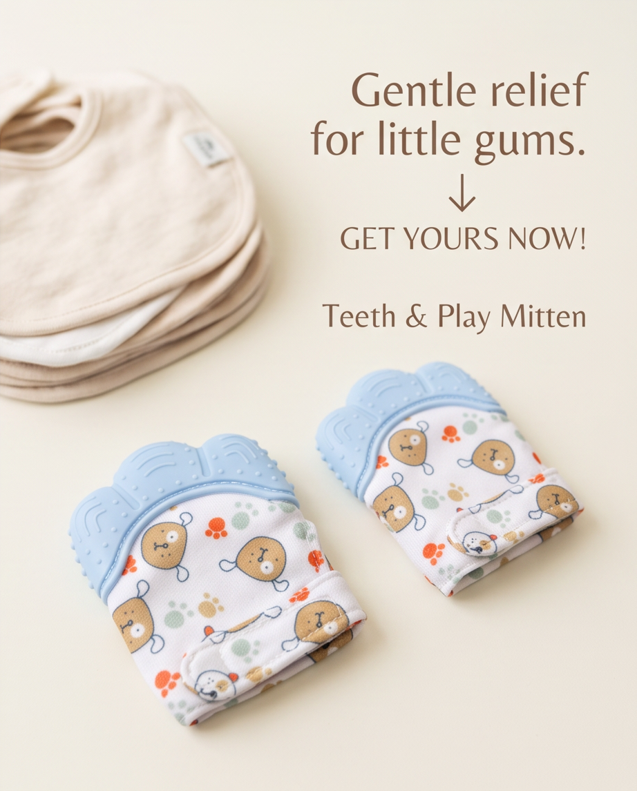 Baby Silicone Teething Mitten