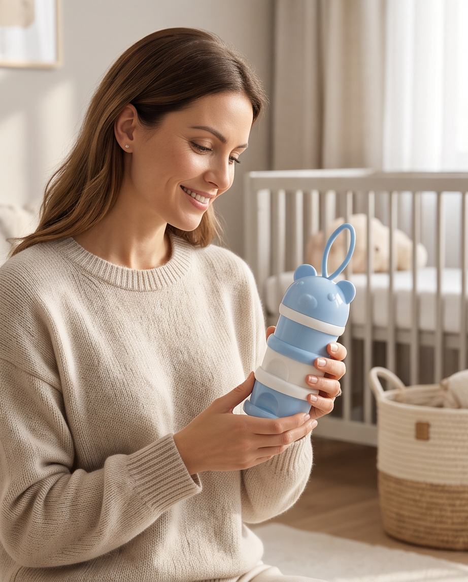 🍼 Milk Powder Dispenser – Perfect Portions, Anytime, Anywhere 💕