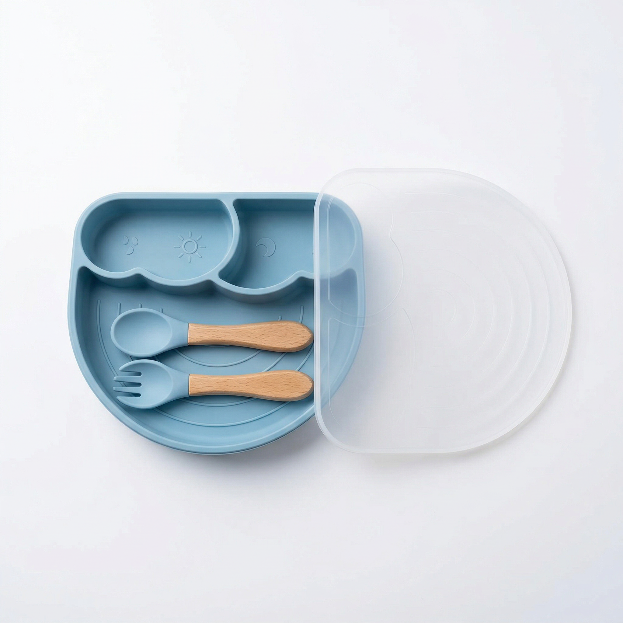 Feeding set plate